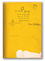 Dedication Drawing: The Adventures of Arab flyleaf